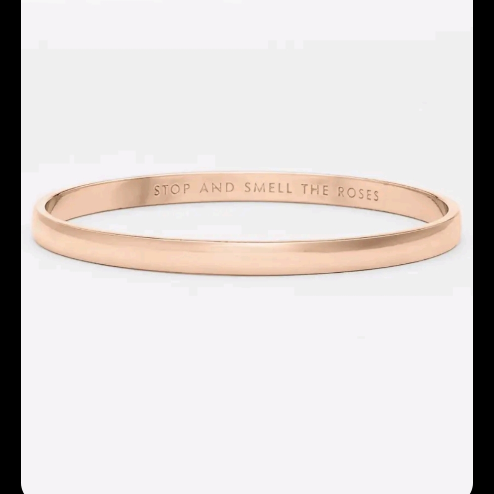 Kate Spade Rose Gold Bangle Idiom Braclet